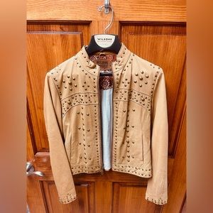 Womens | Genuine Wilson’s Leather Jacket | Studded